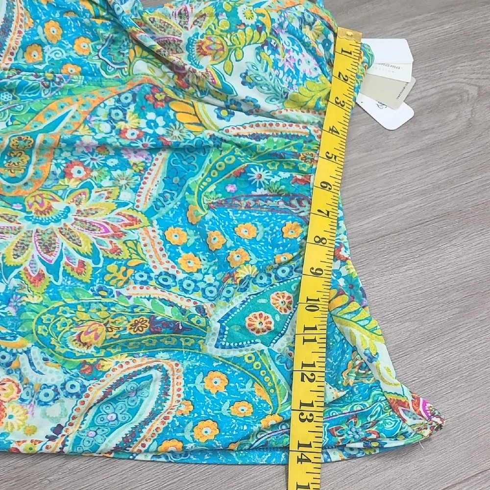 Tommy Bahama Paisley Tankini Top Size XS NWT
